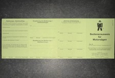 Sägeschein bedinerausweis mod gebraucht kaufen Sägeschein bedinerausweis mod gebraucht kaufen  Garding