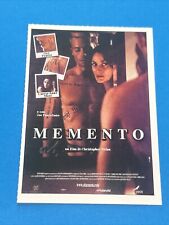 Memento christopher nolan usato  Bari