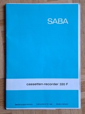 Bedienungsanleitung saba casse gebraucht kaufen  Germering