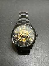 Relógio preto Fossil Skeleton automático masculino resistente à água e analógico usado. BQ-2243.. comprar usado  Enviando para Brazil