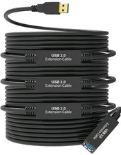 Cabo de extensão ativo USB 3.0 100 pés, cabo de extensão USB 3.0 A-Masculino para A-Fema... comprar usado  Enviando para Brazil