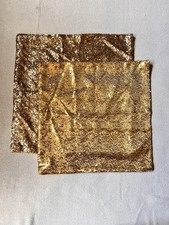 Gold sequined pillow for sale  Otis
