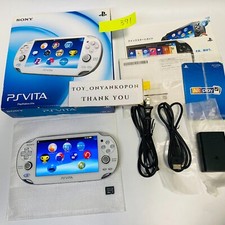 [RANK S] PS Vita PCH-1000 Sony Crystal White Akcesoria kompletne z 16gb na sprzedaż  Wysyłka do Poland