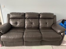 Harveys black sofa for sale  BOLTON