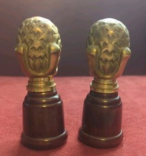 Dark wood brass for sale  BRADFORD