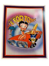1996 Betty Boop Live For Today placa de metal em relevo surf decoração de parede automotiva comprar usado  Enviando para Brazil