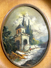 Cadre peinture miniature d'occasion  Équeurdreville-Hainneville