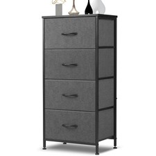 DUMOS 4 szuflady komoda organizer metal szary 29x44x95cm na sprzedaż  PL