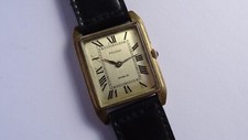 PRISMA square rectangular watch manual wind men's unisex, usado comprar usado  Enviando para Brazil