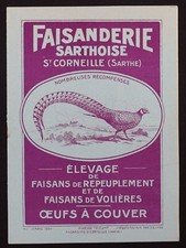 Advertising catalogue sarthois d'occasion  Expédié en Belgium