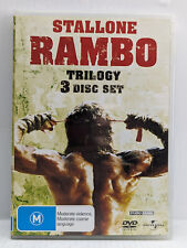 DVD Rambo I, II e III Região 2 4 PAL Usado Sylvester Stallone, usado comprar usado  Enviando para Brazil