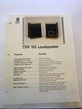 Acoustic research tsw for sale  Buffalo