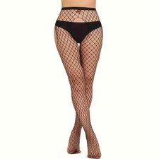 Black crotchless fishnet for sale  SOUTHSEA