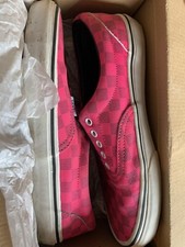 Pink checkered vans for sale  WOLVERHAMPTON