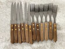 Stanless steakbesteck holz gebraucht kaufen  Nübbel
