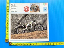 Technical sheet motorcycle d'occasion  Expédié en Belgium