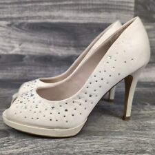 Cream satin diamanté for sale  NEWTON-LE-WILLOWS