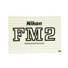 Nikon fm2 bedienungsanleitung gebraucht kaufen  Augsburg