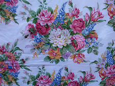 Lençol plano Ralph Lauren MELISSA branco rainha-algodão 200 TC-grande flor branca! comprar usado  Enviando para Brazil