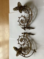 Antique brass wall for sale  NEWMARKET