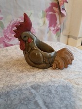 Chicken planter ceramic for sale  TAUNTON