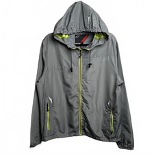 Moletom com capuz vintage Alpinestars cinza gorpcore caminhada chuva zíper M comprar usado  Enviando para Brazil