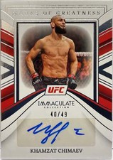 Khamzat chimaev autograph usato  Cologno Monzese