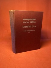 Dienstschriften graf schlieffe gebraucht kaufen  Neuwied
