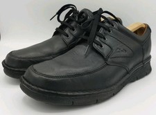 Clarks black leather for sale  BLACKBURN