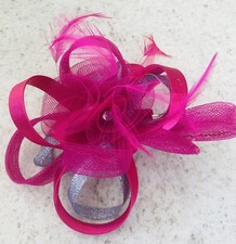 Fascinator shocking pink for sale  BLACKPOOL
