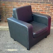 Black synthetic leather for sale  TWICKENHAM