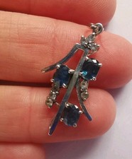 Sterling silver sapphire for sale  LINCOLN