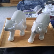 Pair white polar for sale  NEWTON AYCLIFFE
