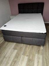 Boxspringbett 140x200 grau gebraucht kaufen  Bruchsal