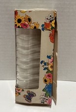 Ganchos de cortina de chuveiro vintage Sears 12 plástico rígido transparente retrô - caixa aberta comprar usado  Enviando para Brazil