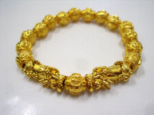 Pulseira PIXIU Bola De Ouro Cordão De Mala Sorte Feng Shui Talismã Do Tibet Amuleto tailandês comprar usado  Enviando para Brazil