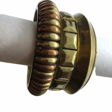 Vintage bracelets brass for sale  Bakersfield