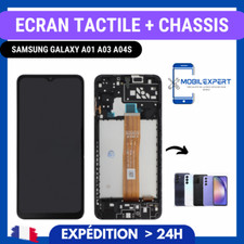 ECRAN LCD/ORIGINAL + VITRE TACTILE SUR CHASSIS SAMSUNG GALAXY A01 A03 A04S CORE comprar usado  Enviando para Brazil