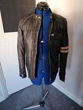 Leather motorcycle jacket for sale  WORKSOP