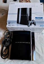 PLAYSTATION 3 FAT 80 GB console Sony PS3 BOXATA  na sprzedaż  Wysyłka do Poland