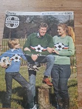 Knitting pattern football for sale  DIDCOT