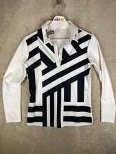 Usado, Camiseta polo Adidas tamanho S feminina logotipo branco manga longa roupa ativa comprar usado  Enviando para Brazil
