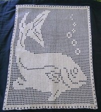 Napperon poisson crochet d'occasion  La Trimouille