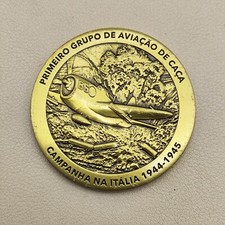 Moeda desafio Primeiro Grupo De Aviacao De Caca Campanha Na Italia 1944-1945 comprar usado  Enviando para Brazil