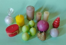 Candele natalizie colorate usato  Palermo