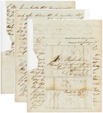 1837 letter printed for sale  LONDON