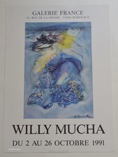 Willy mucha affiche d'occasion  Toulouse-
