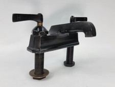 Torneira de banheiro vintage NOS resistente industrial/fábrica preta - 4" centro comprar usado  Enviando para Brazil