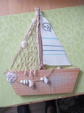 Maritime holzdeko segelboot gebraucht kaufen  Espelkamp