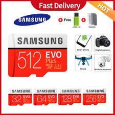 Lote de cartões de memória flash Samsung EVO Plus 4K U3 32GB-512GB microSDXC com adaptador comprar usado  Enviando para Brazil